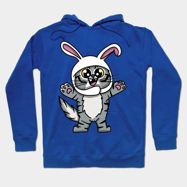 Bunny Kitty Hoodie by Nuffypuffy